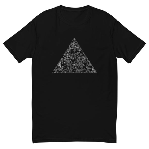 Love Triangle White Print T-Shirt - Ali Forney Center