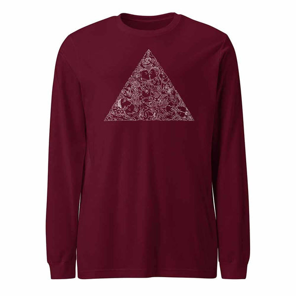 Love Triangle Long Sleeve T-shirt - Ali Forney Center