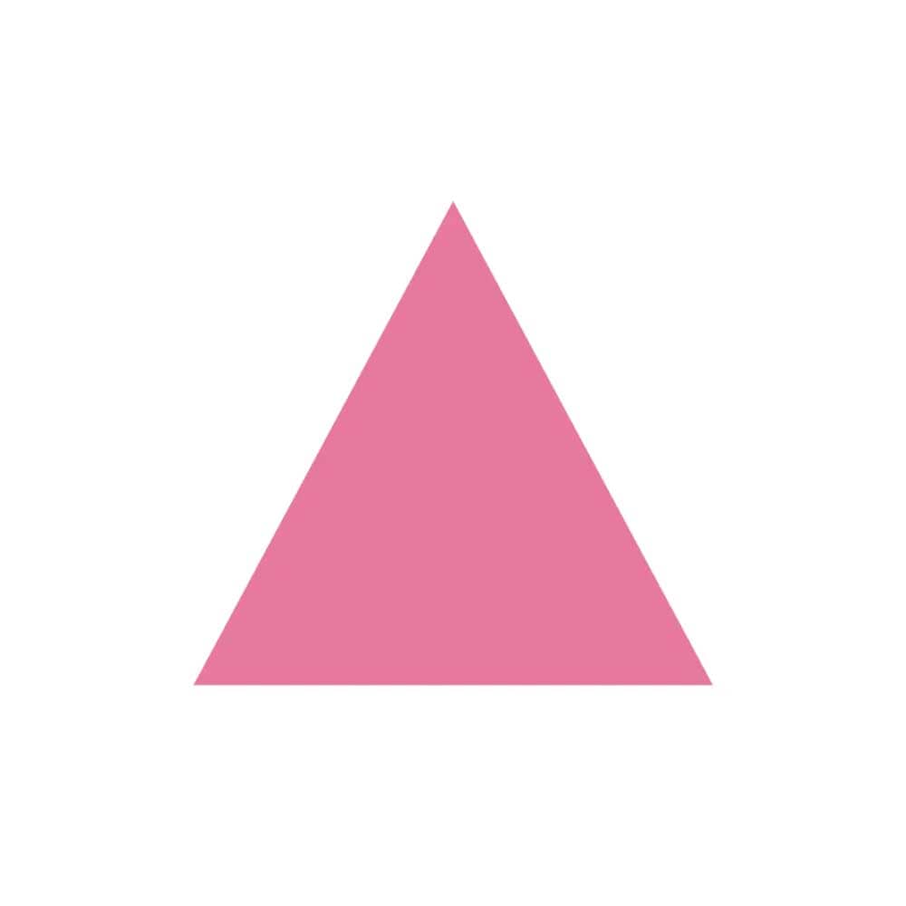 pink triangle sticker