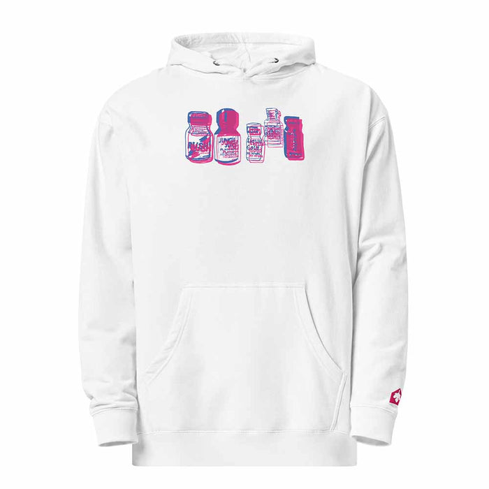 Poppers Hoodie collaboration with Forrest Lawson, second view