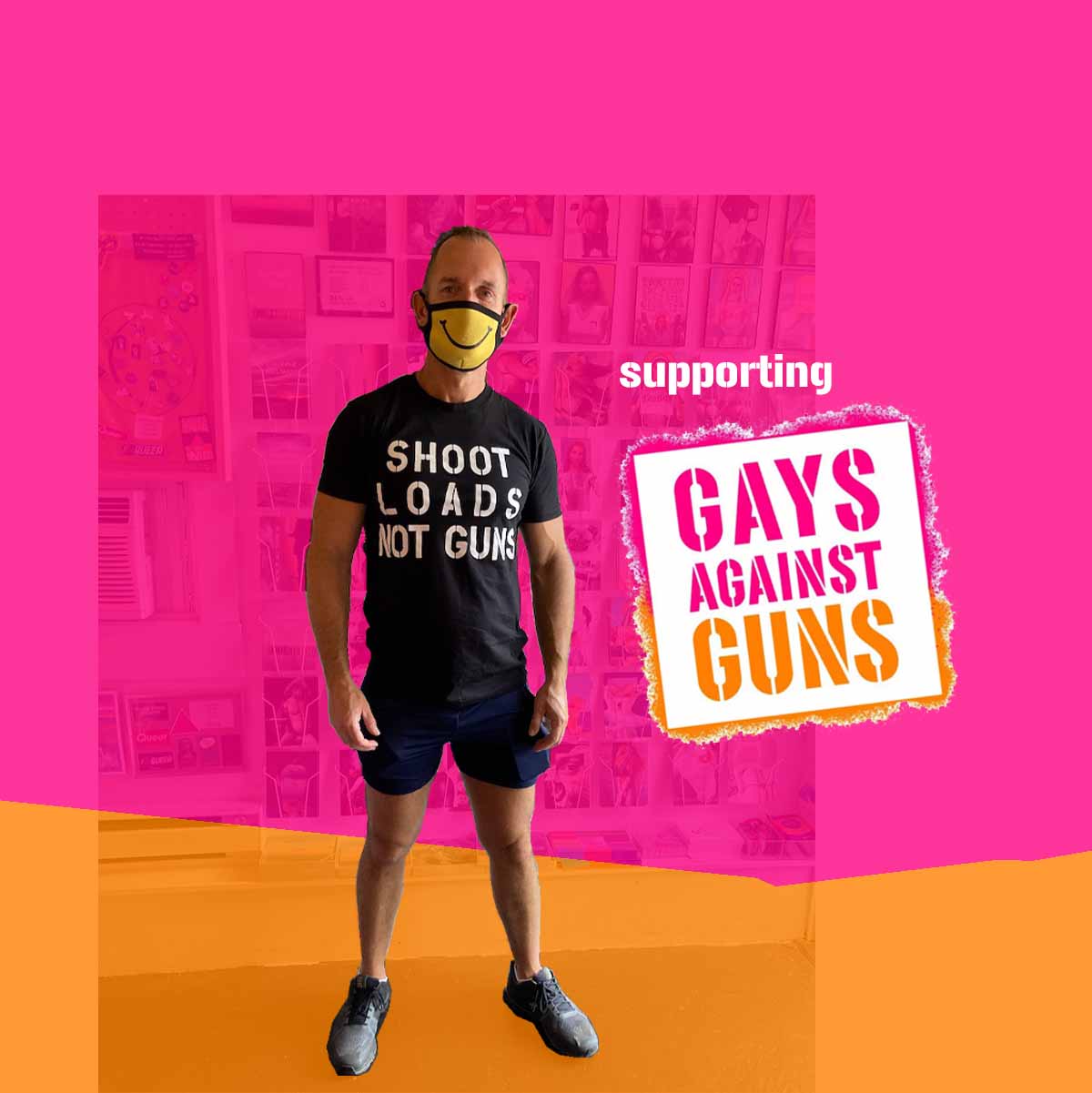 shoot loads not guns supporting gays against guns