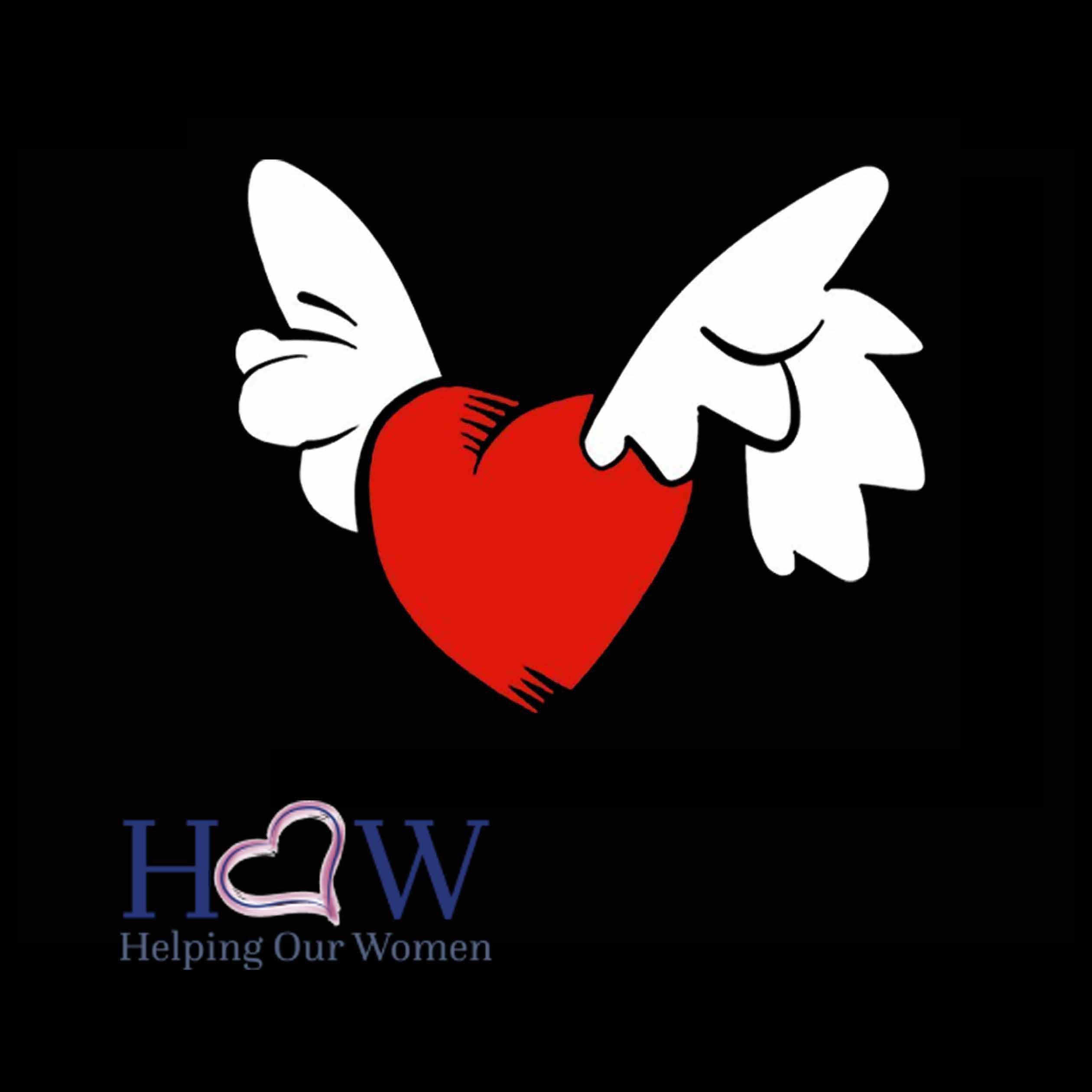 flying heart graphic helping our women hugh elliott