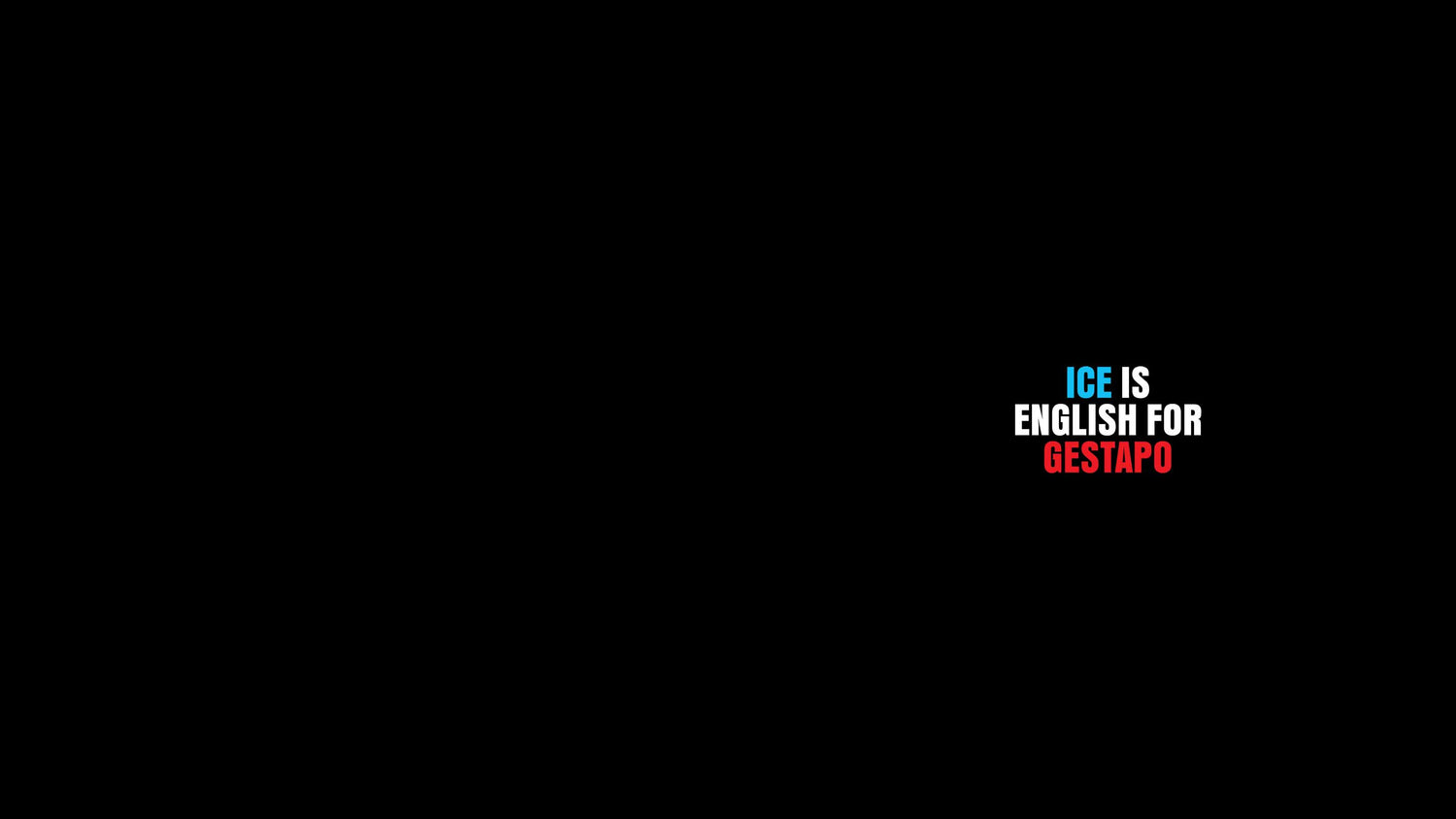 ice is english for gestapo