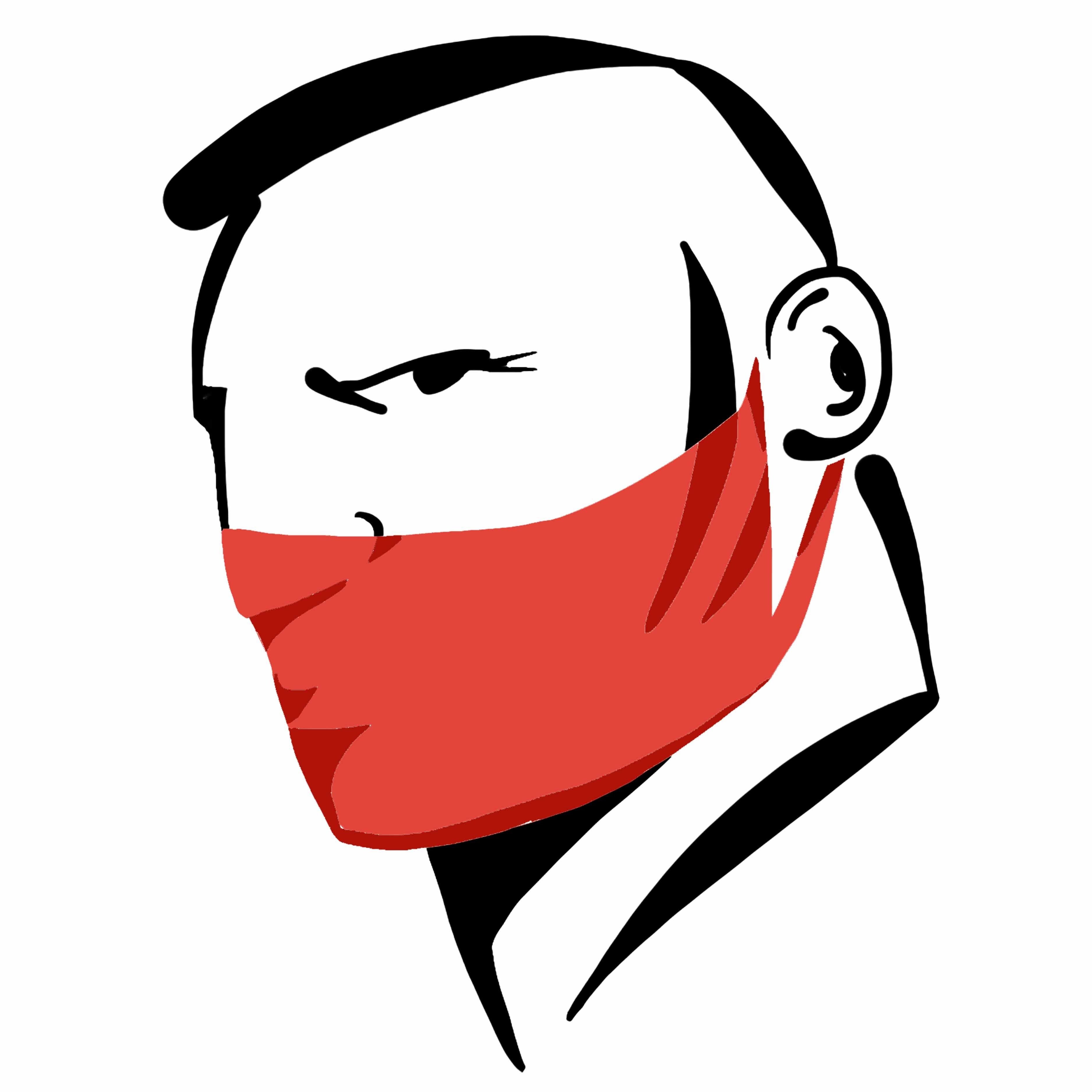 Mask for Mask T-shirt supporting ASGCC