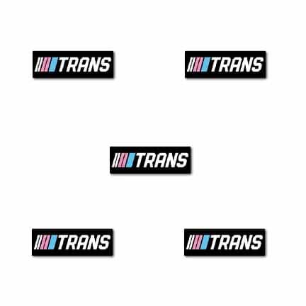 5 Trans Stickers supporting A4TE