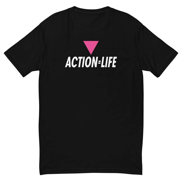Black t-shirt with &