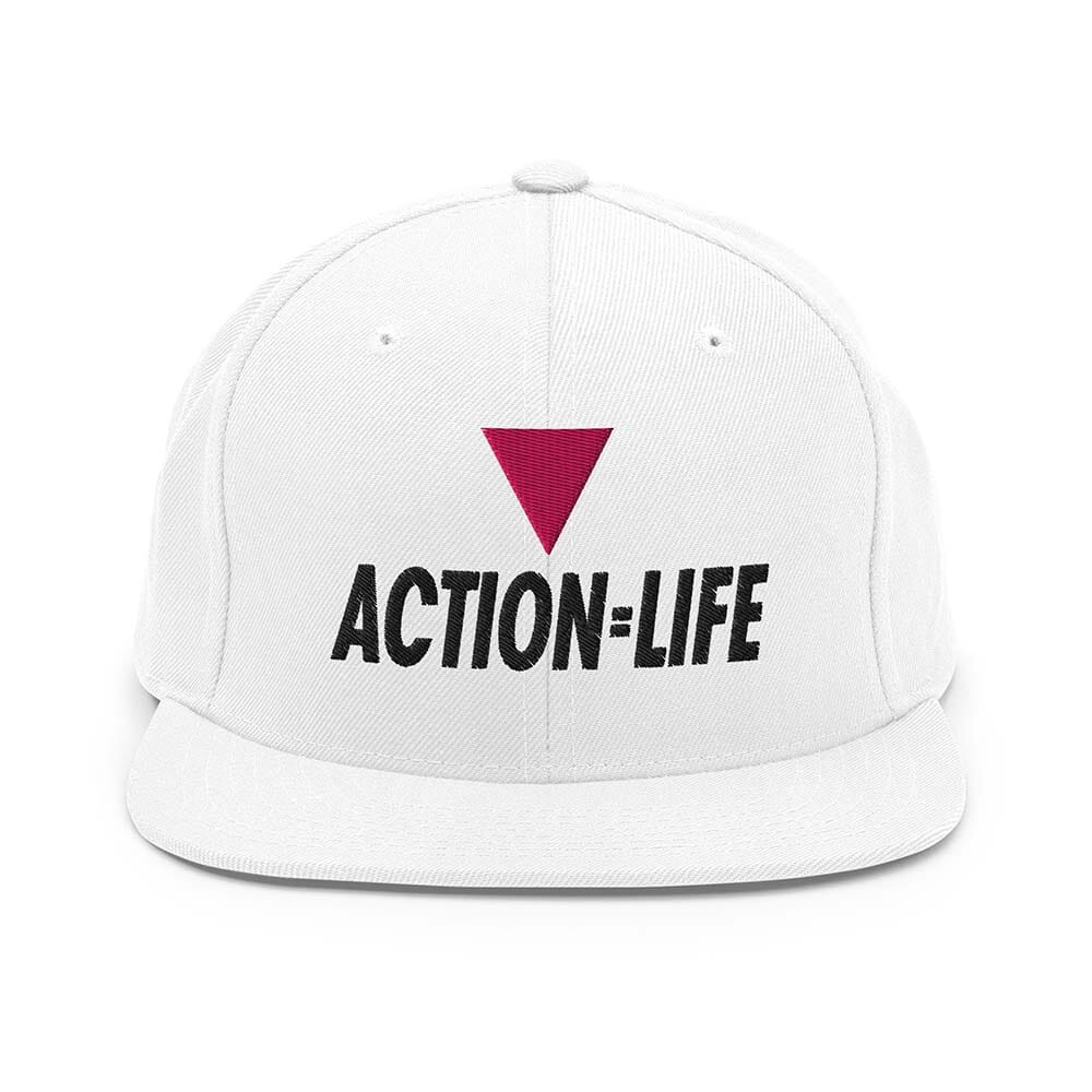 White cap with &