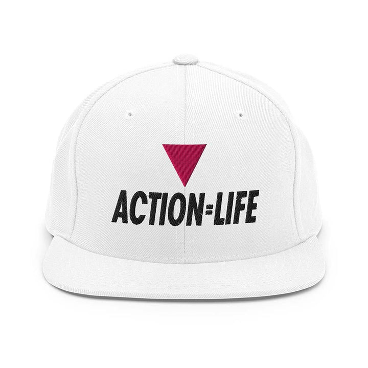 White cap with &