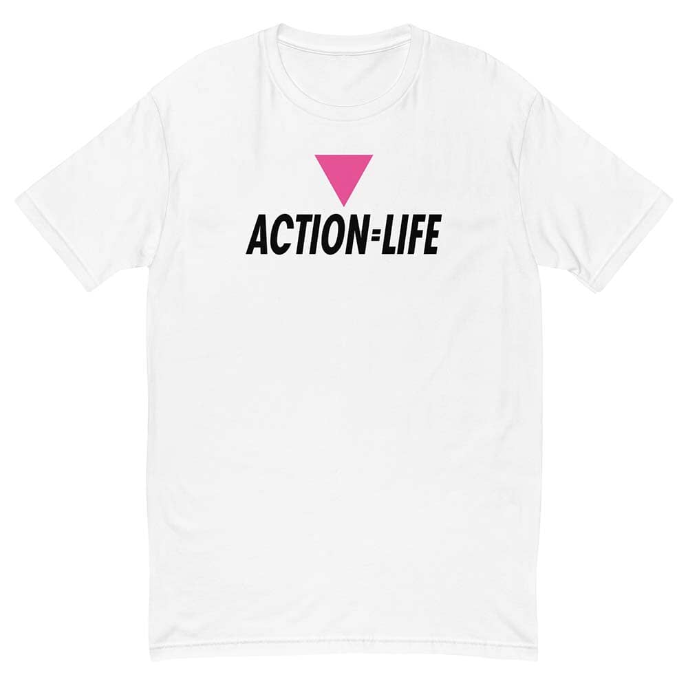 White t-shirt with &