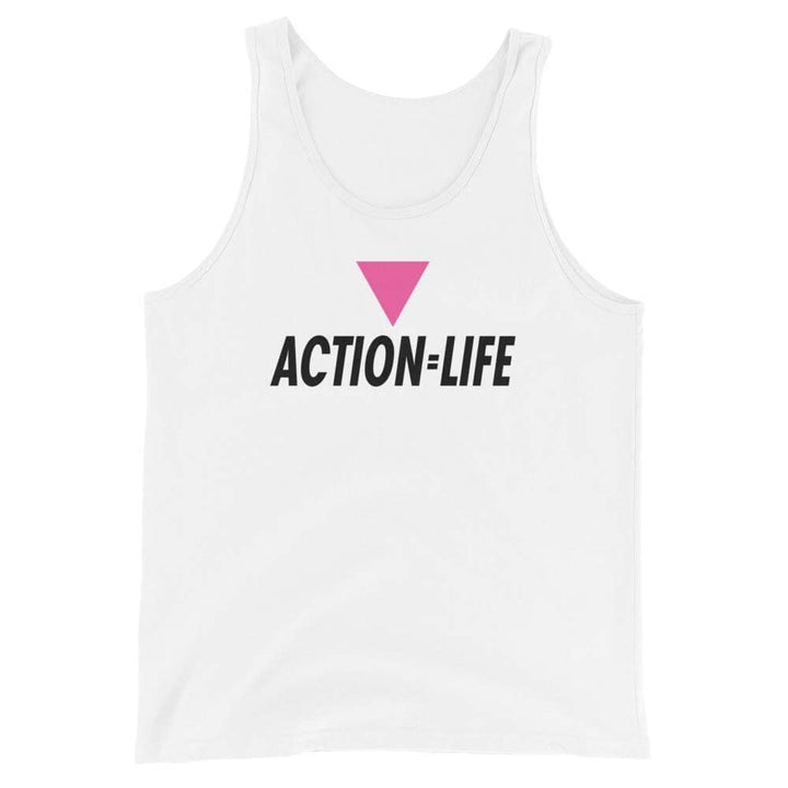 White tank top with &