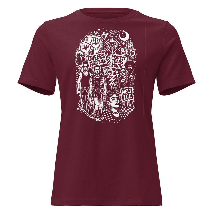 Queer Trans Protest Women's Fit T-Shirt by Nathan Rapport