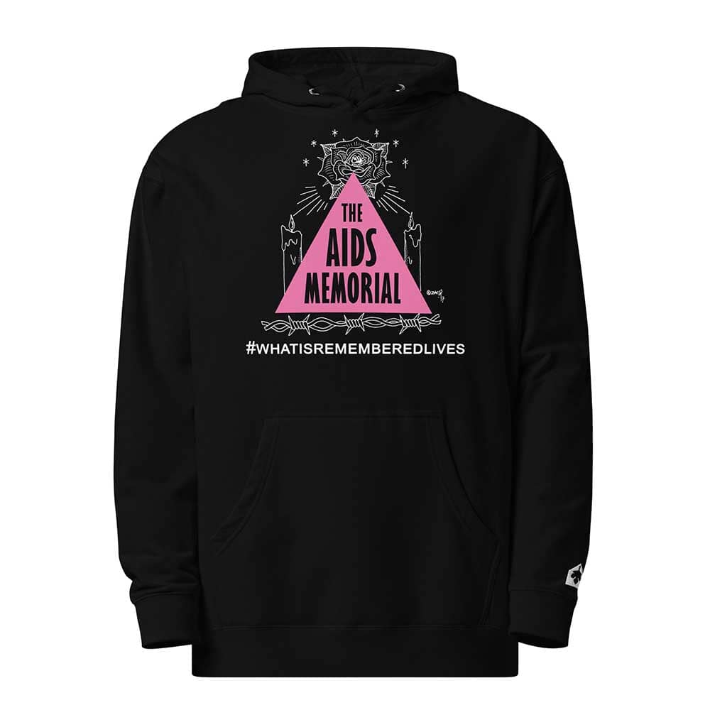 The AIDS Memorial Hoodie black