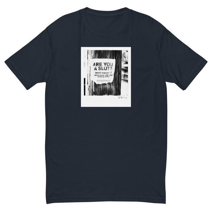 Are You A Slut? T-Shirt - NAVY
