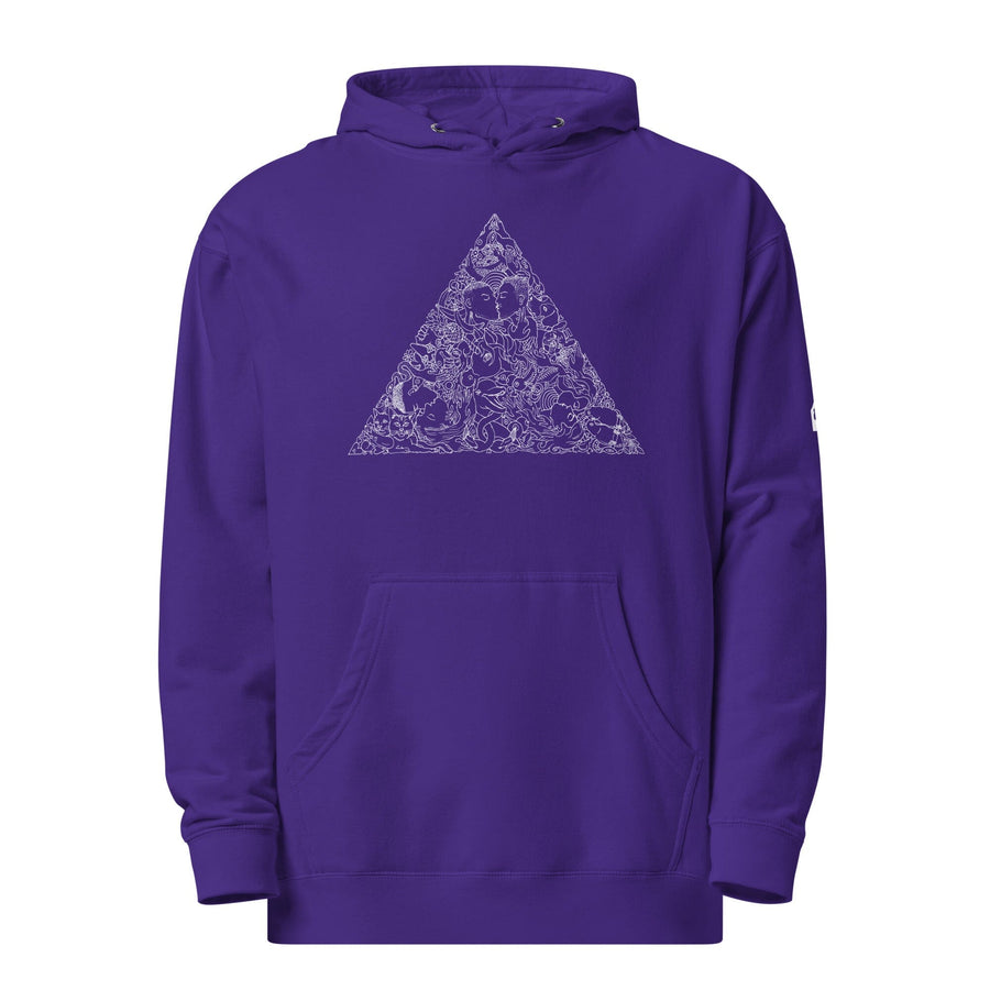 Love Triangle Hoodie - Trevor Project by Brian Kenny