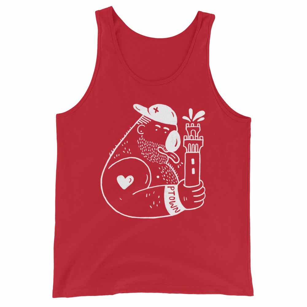 Pilgrim Monument Ptown Bear Tank