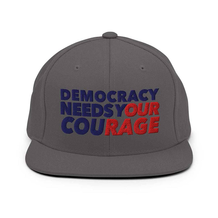 Gray cap with &