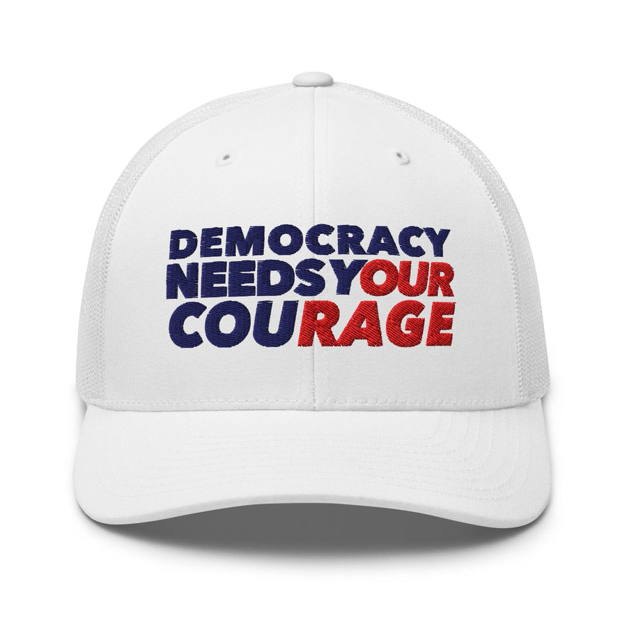 Democracy Needs Your Courage Snapback - Indivisible supporting Indivisible
