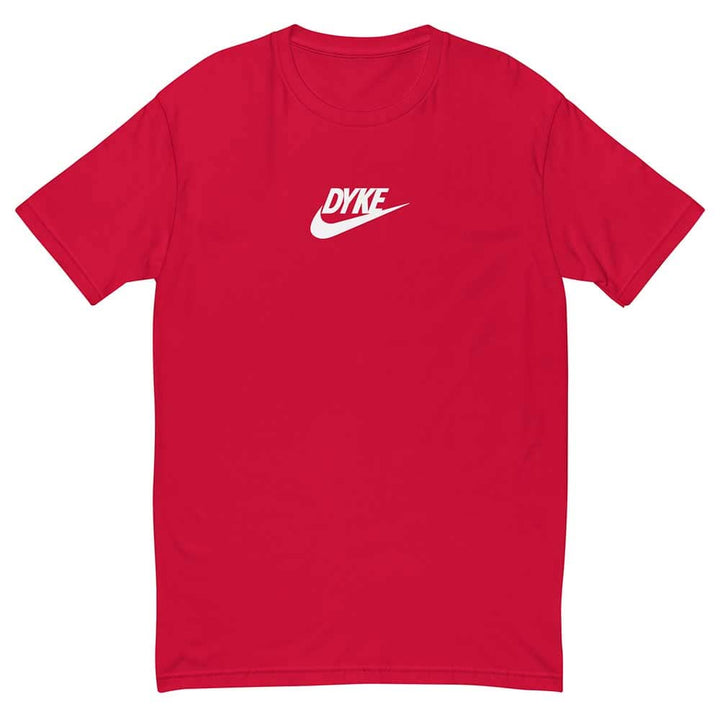 Red t-shirt with &