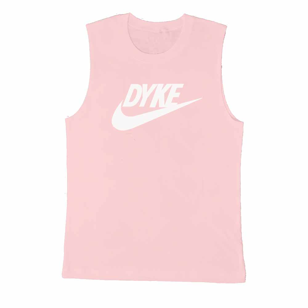 DYKE Sport Pink Sleeveless Muscle T-Shirt