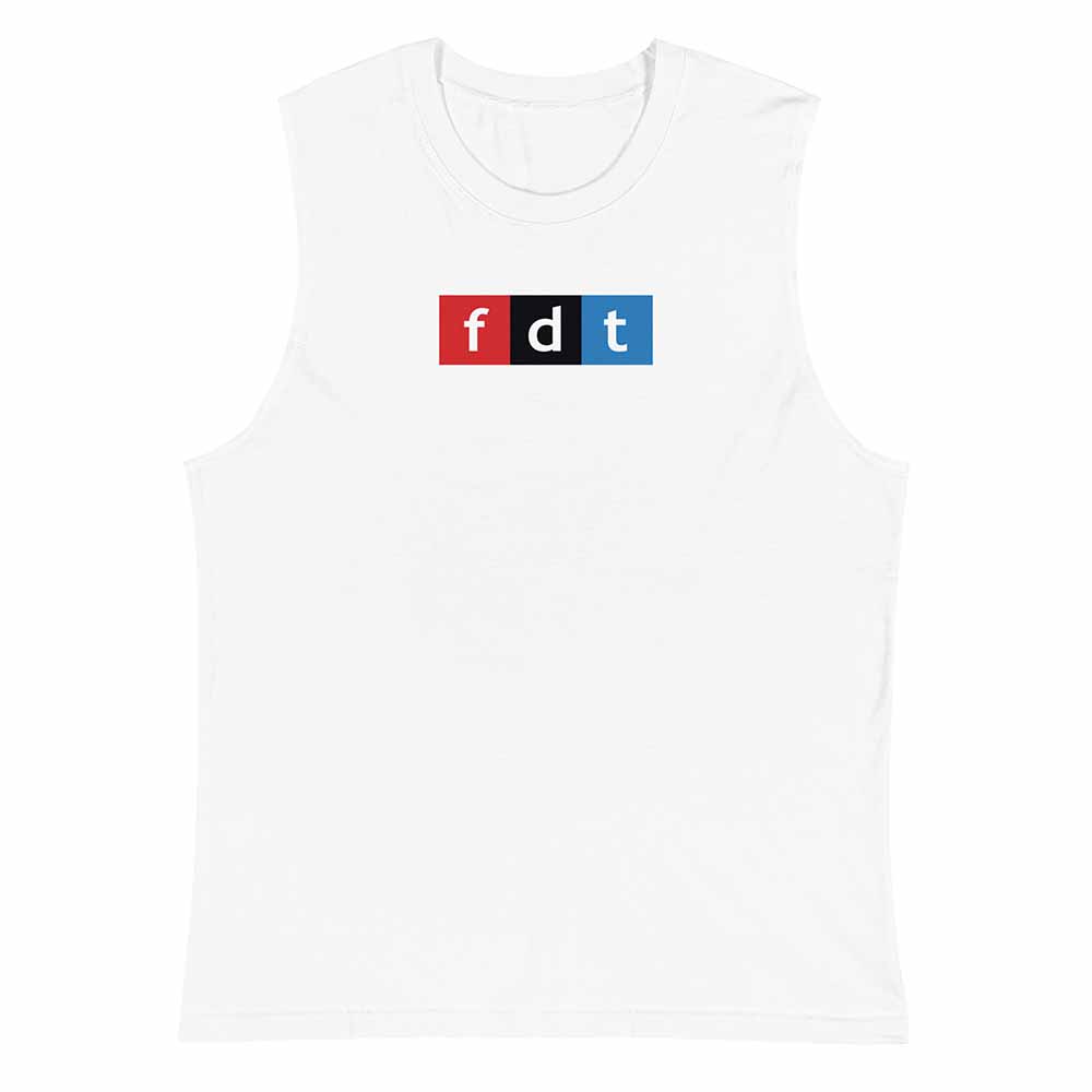 FDT Sleeveless T-shirt-white