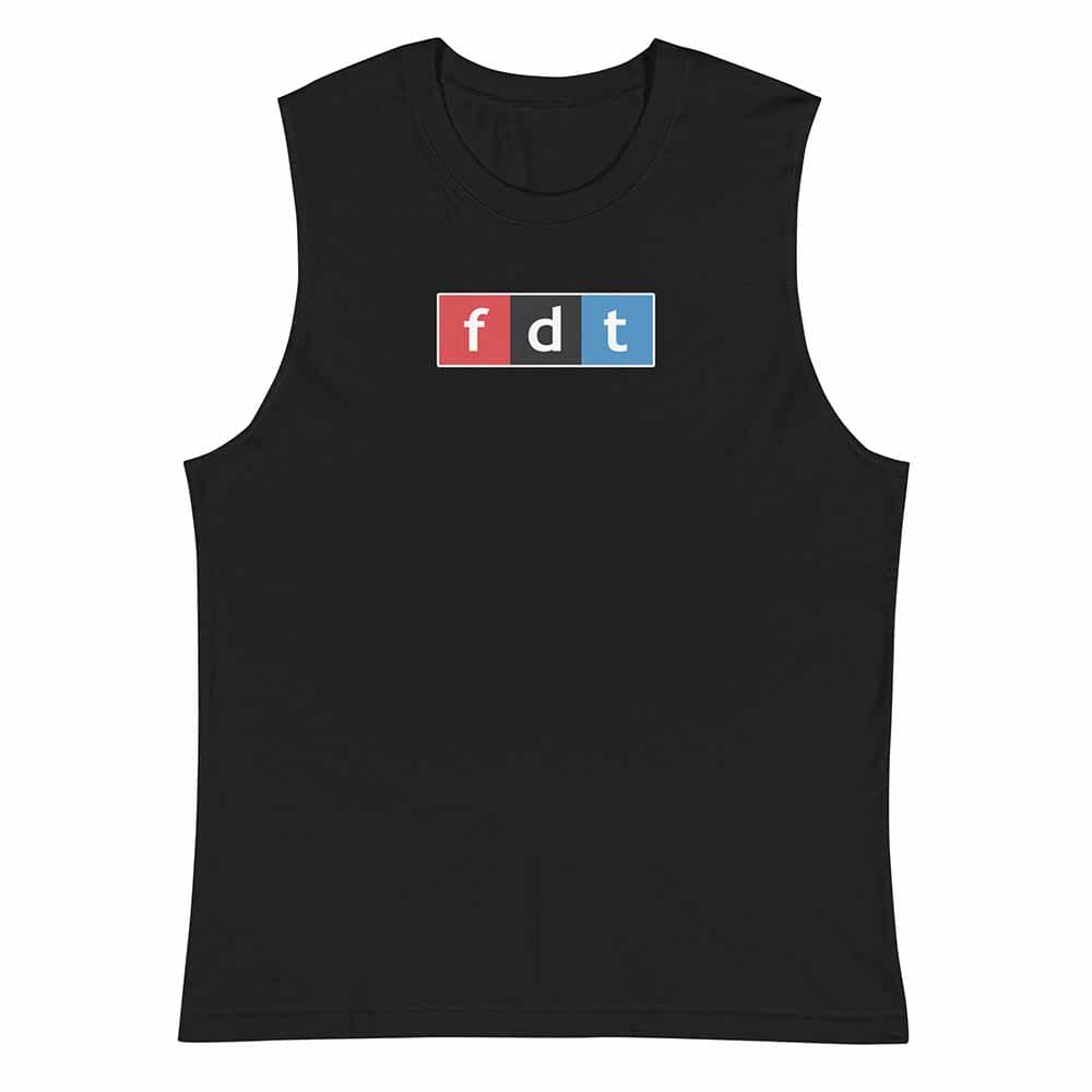FDT Sleeveless T-shirt  black