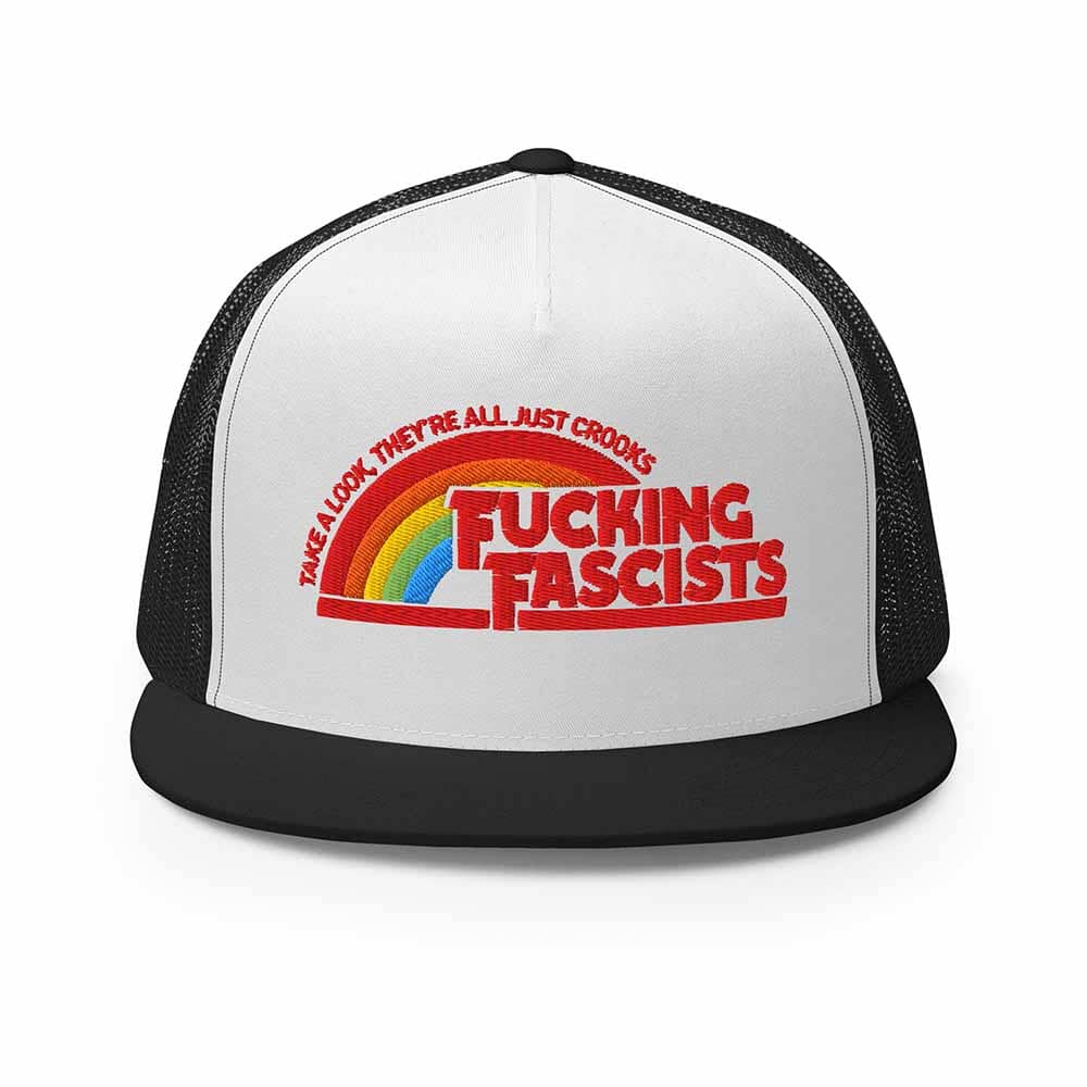 F*cking F*scists...crooks Mesh Flatbill - Indivisible