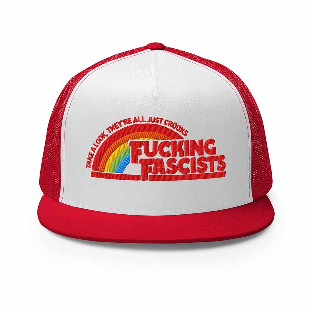 F*cking F*scists...crooks Mesh Flatbill - Indivisible