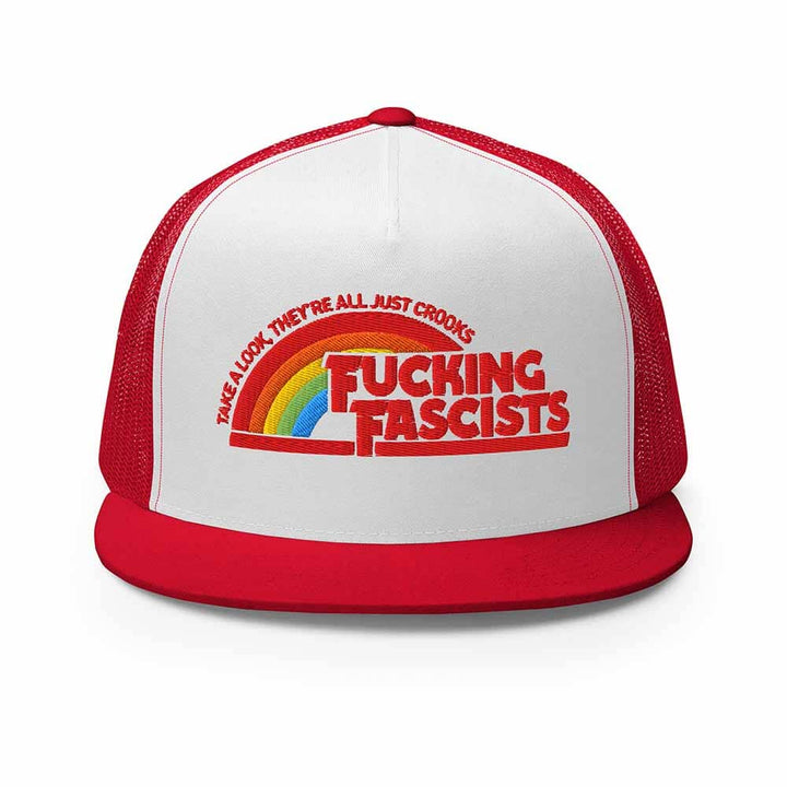 F*cking F*scists...crooks Mesh Flatbill - Indivisible