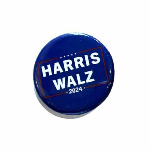 Harris Walz 2024 Button