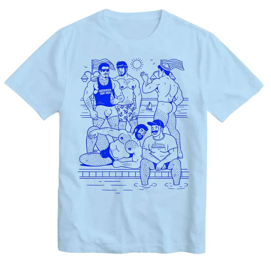 Ptown Boatslip Tea T-Shirt by Hey Beefcake