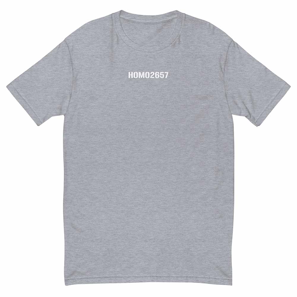 Gray t-shirt with &