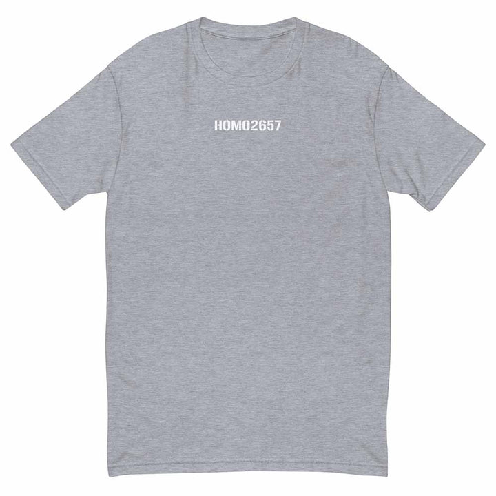 Gray t-shirt with &