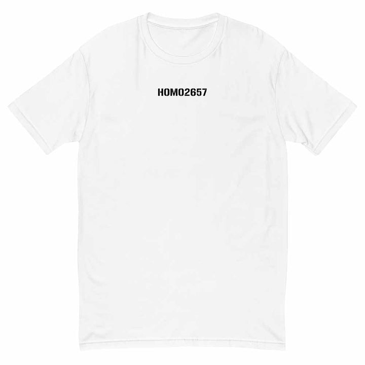 White t-shirt with &