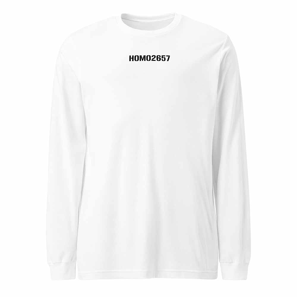 HOMO2657 White Long Sleeve T-Shirt