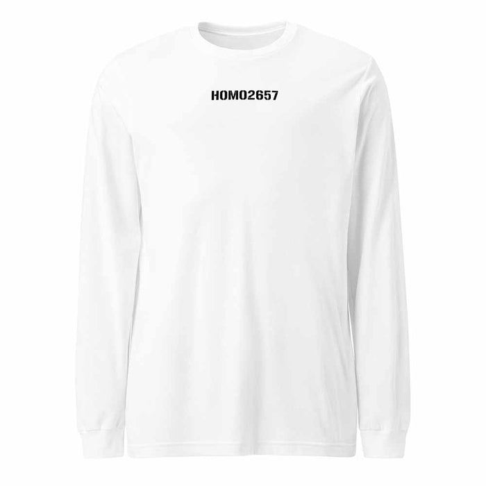 HOMO2657 White Long Sleeve T-Shirt