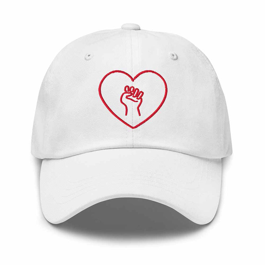 Love As Activism Dad Hat - Indivisible by Michele Pred