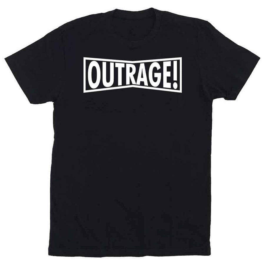 Outrage T-Shirt - Peter Tatchell Foundation supporting The Peter Tatchell Foundation