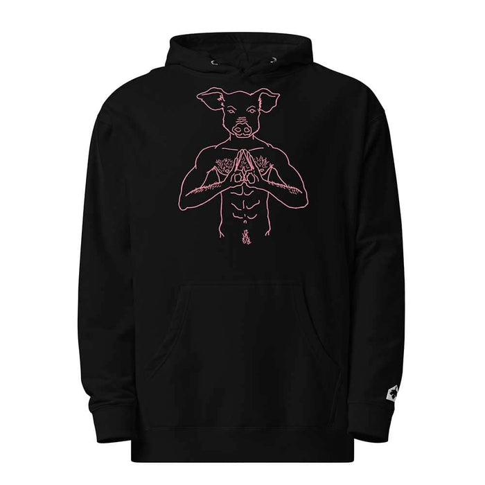 Pig Pullover Hooded Sweatshirt