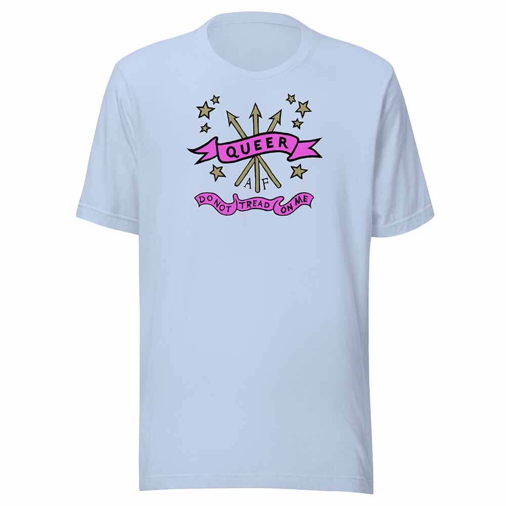 Light blue t-shirt with &
