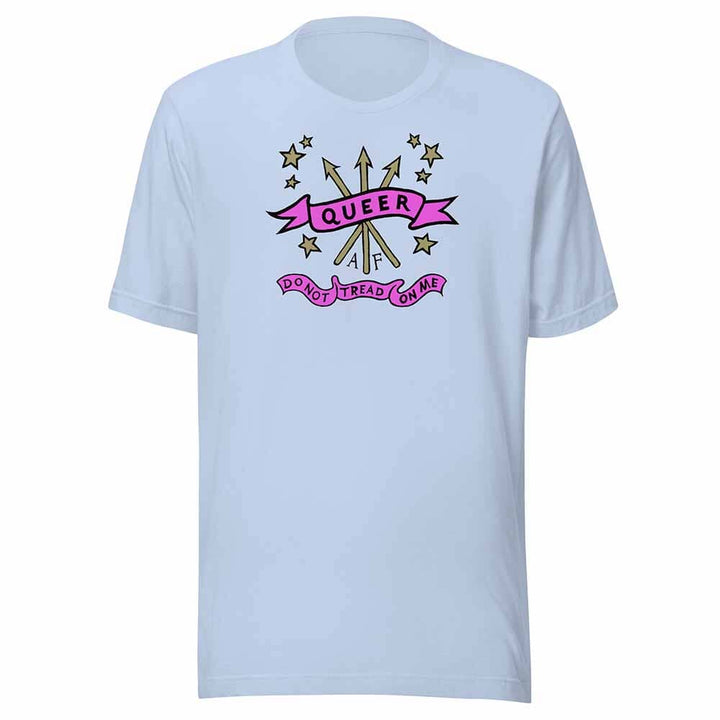 Light blue t-shirt with &