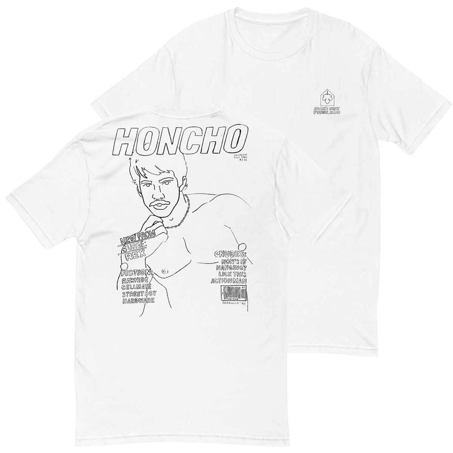 Honcho July 1985 Short Sleeve T-Shirt by Andrew Sedgwick Guth