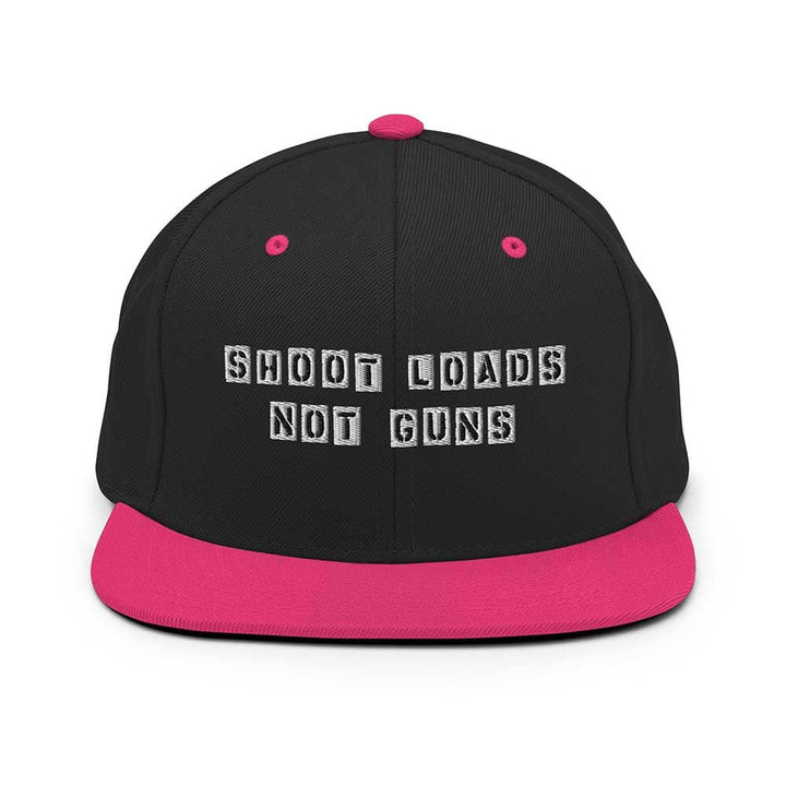 Black and pink cap with &