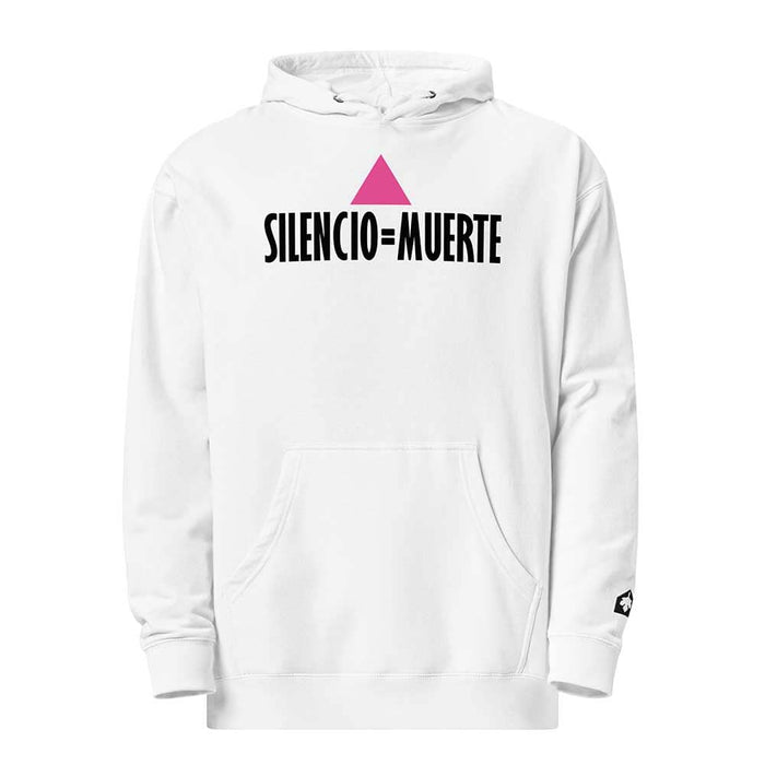 Silencio = Muerte Hoodie - Ali Forney Center