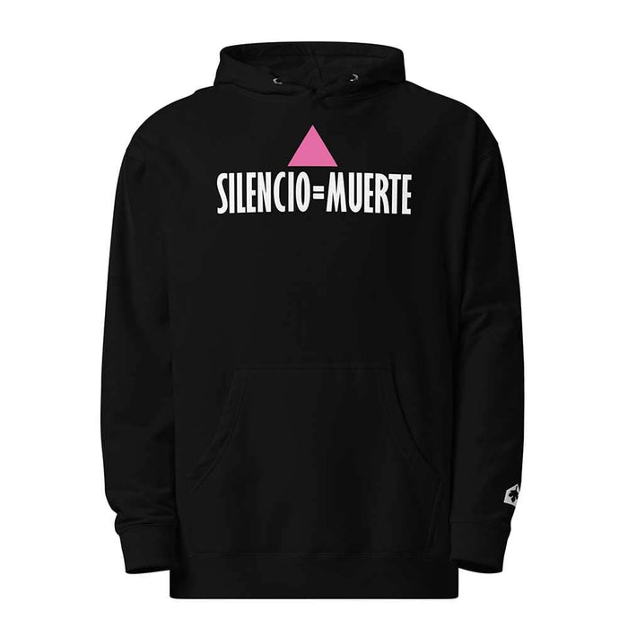 Silencio = Muerte Hoodie - Ali Forney Center