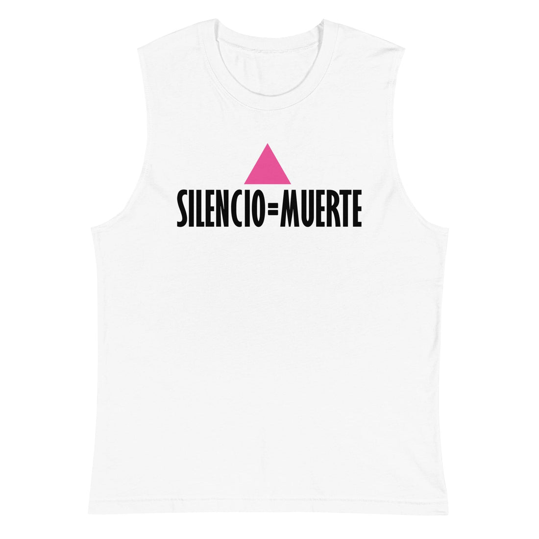 Silencio = Muerte Sleeveless T-Shirt - Ali Forney Center