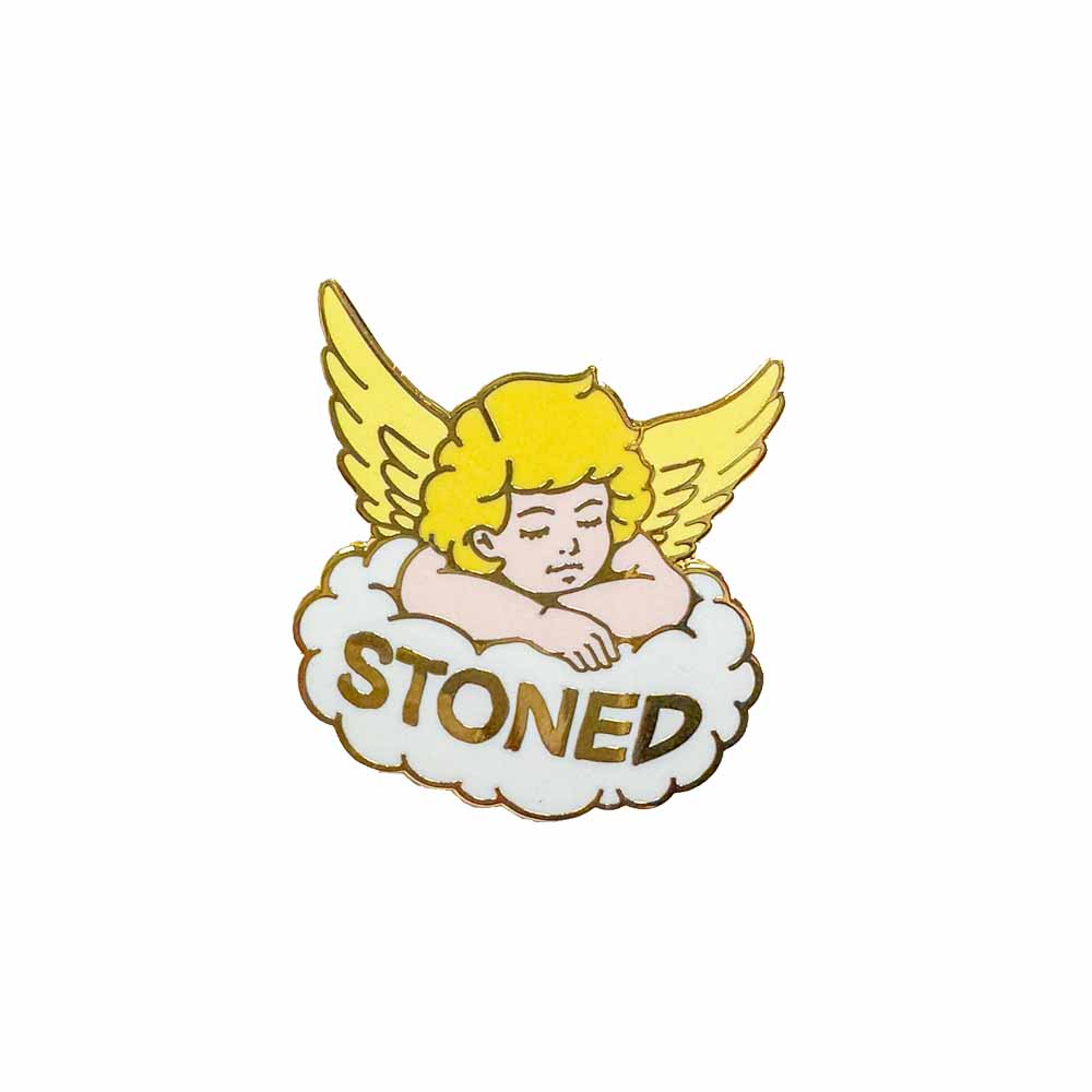Stoned Angel Enamel Pin