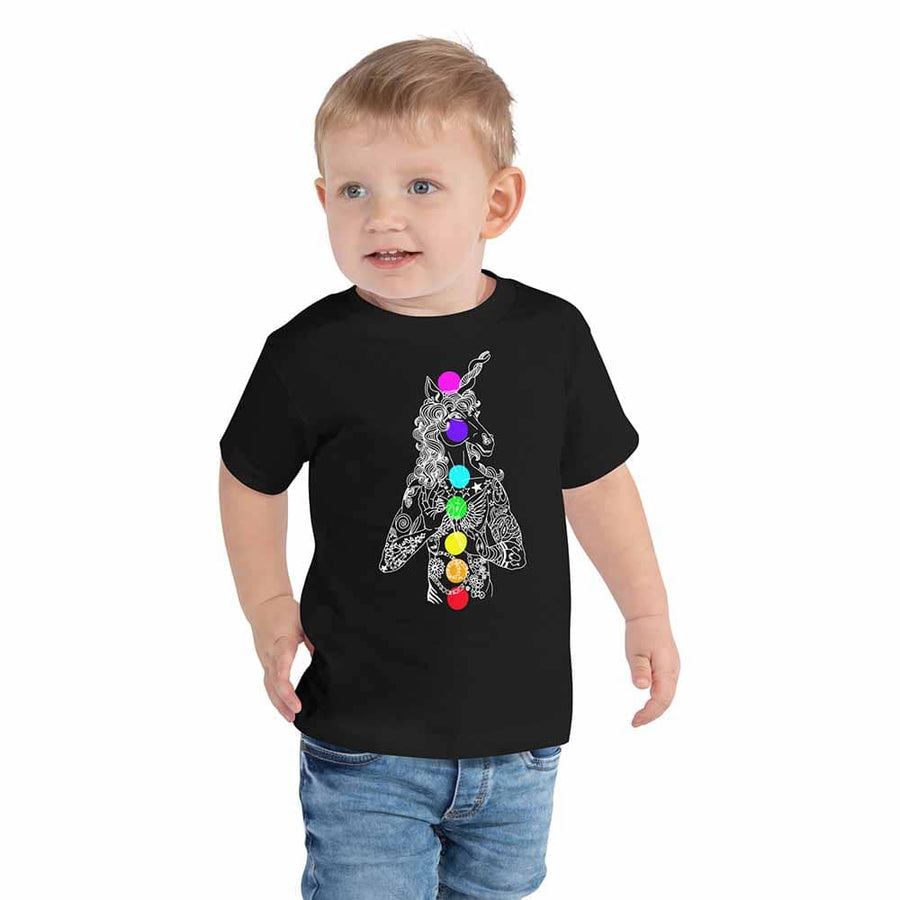 Unicorn Chakras Toddler T-Shirt - Summer of Sass by Brian Kenny