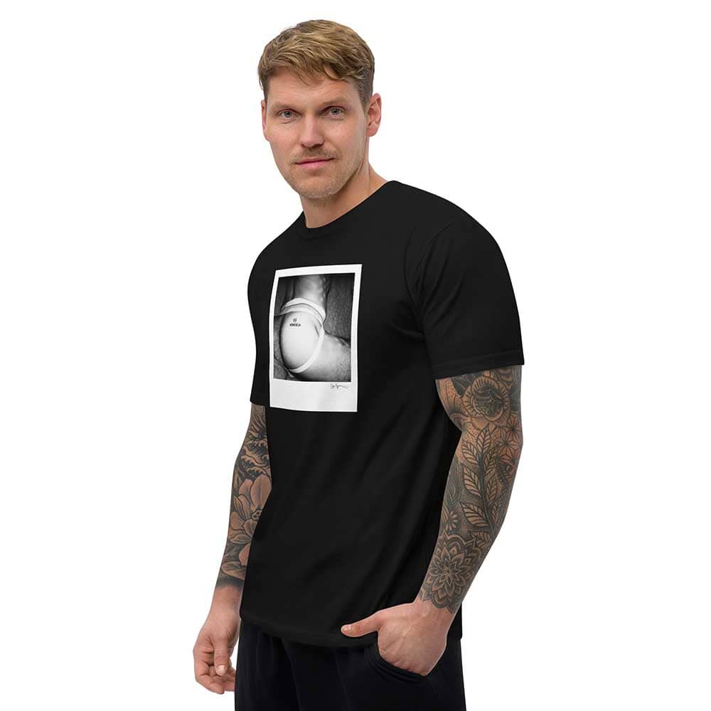 VIP ADMISSION JOCKSTRAP T-SHIRT BLACK on Man