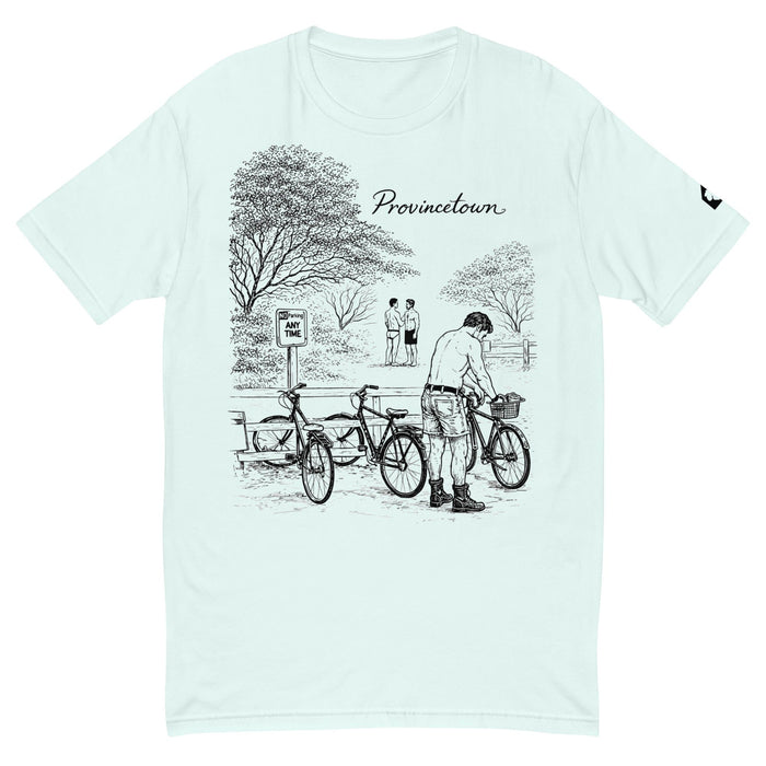 Provincetown Boy Beach Bikes T-Shirt, second view