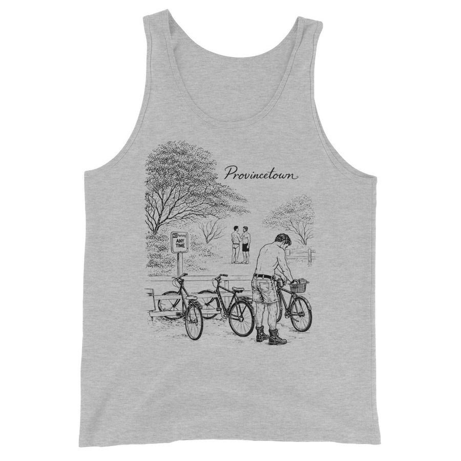 Provincetown Boy Beach Bikes Tank Top | Nathan Rapport x Adam's Nest by Nathan Rapport